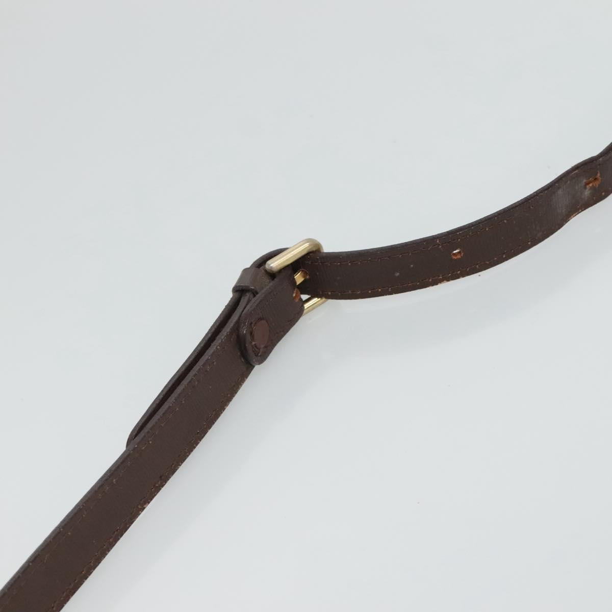 Burberrys Nova Check Shoulder Bag Canvas Beige Gold Auth ep8091