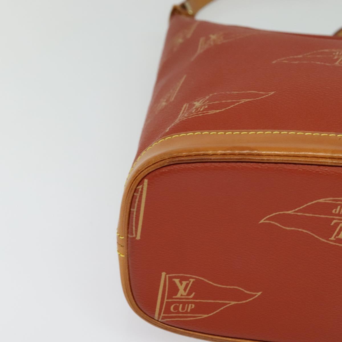 LOUIS VUITTON LOUIS VUITTON Cup Le Touquet Shoulder Bag Red M80027 Auth ep8130