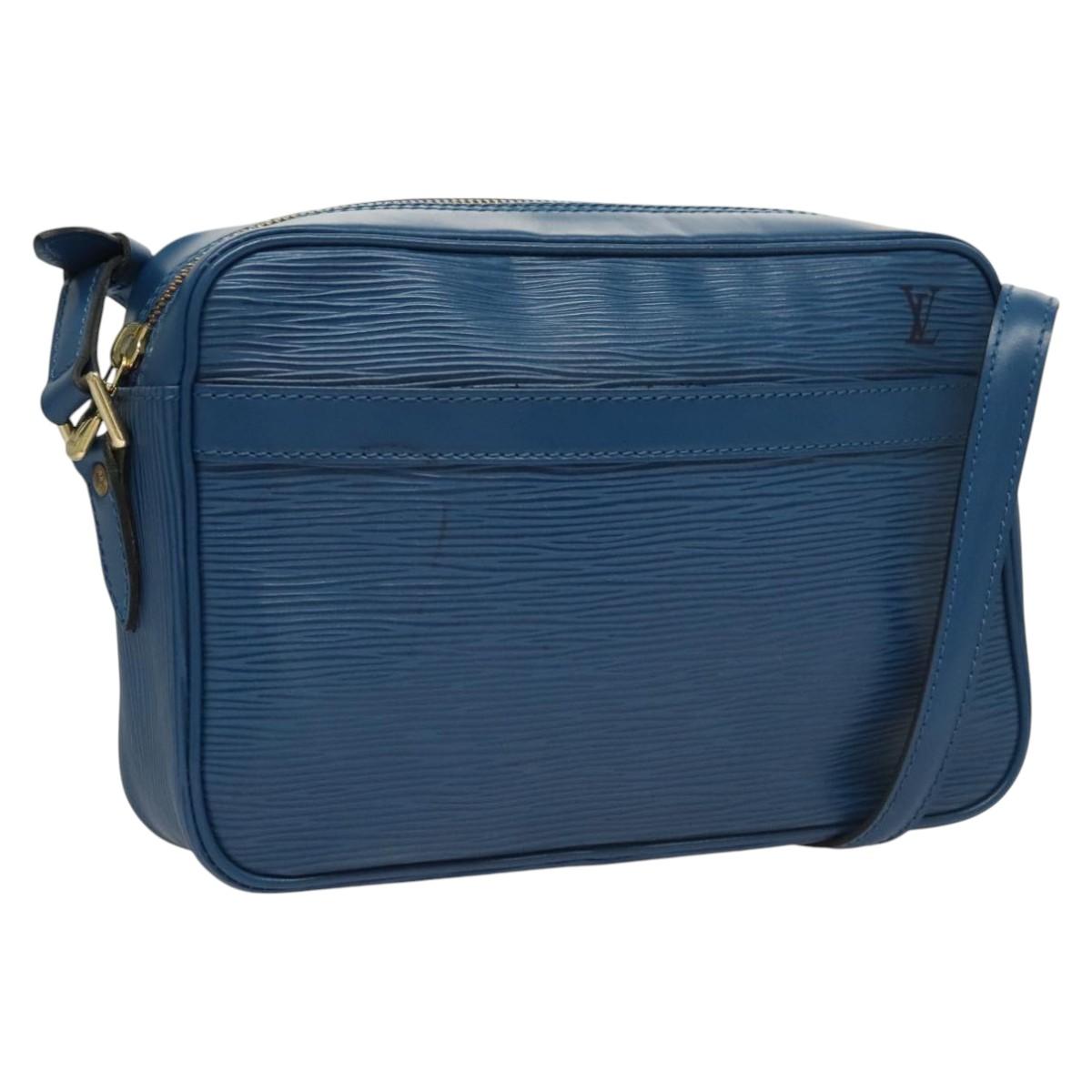 LOUIS VUITTON Epi Trocadero 23 Shoulder Bag Blue M52305 LV Auth ep8165