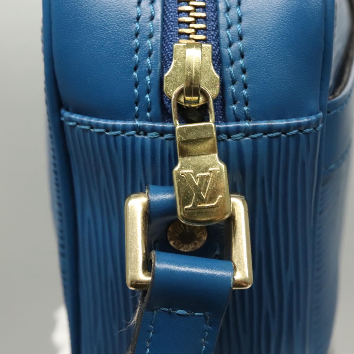 LOUIS VUITTON Epi Trocadero 23 Shoulder Bag Blue M52305 LV Auth ep8165