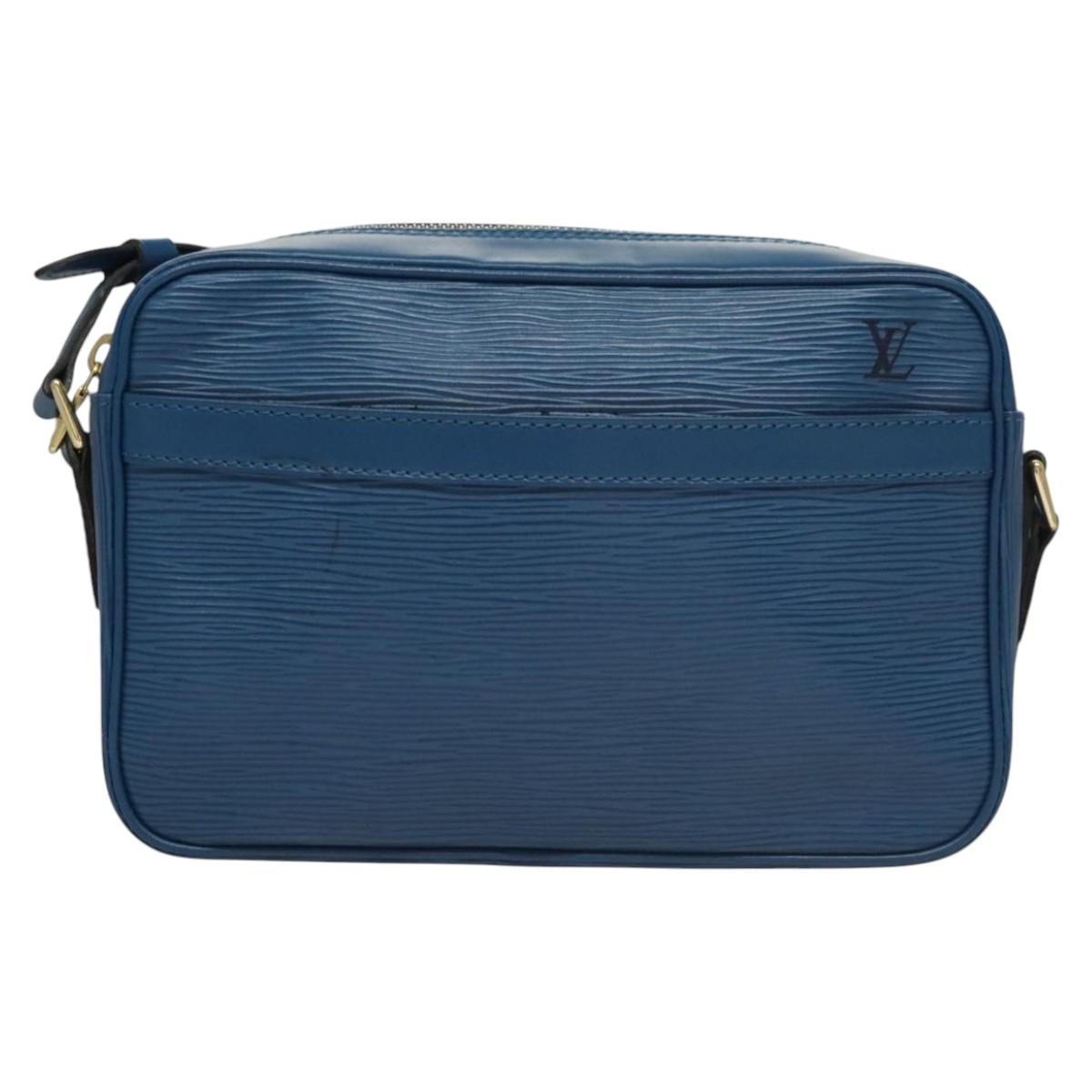 LOUIS VUITTON Epi Trocadero 23 Shoulder Bag Blue M52305 LV Auth ep8165