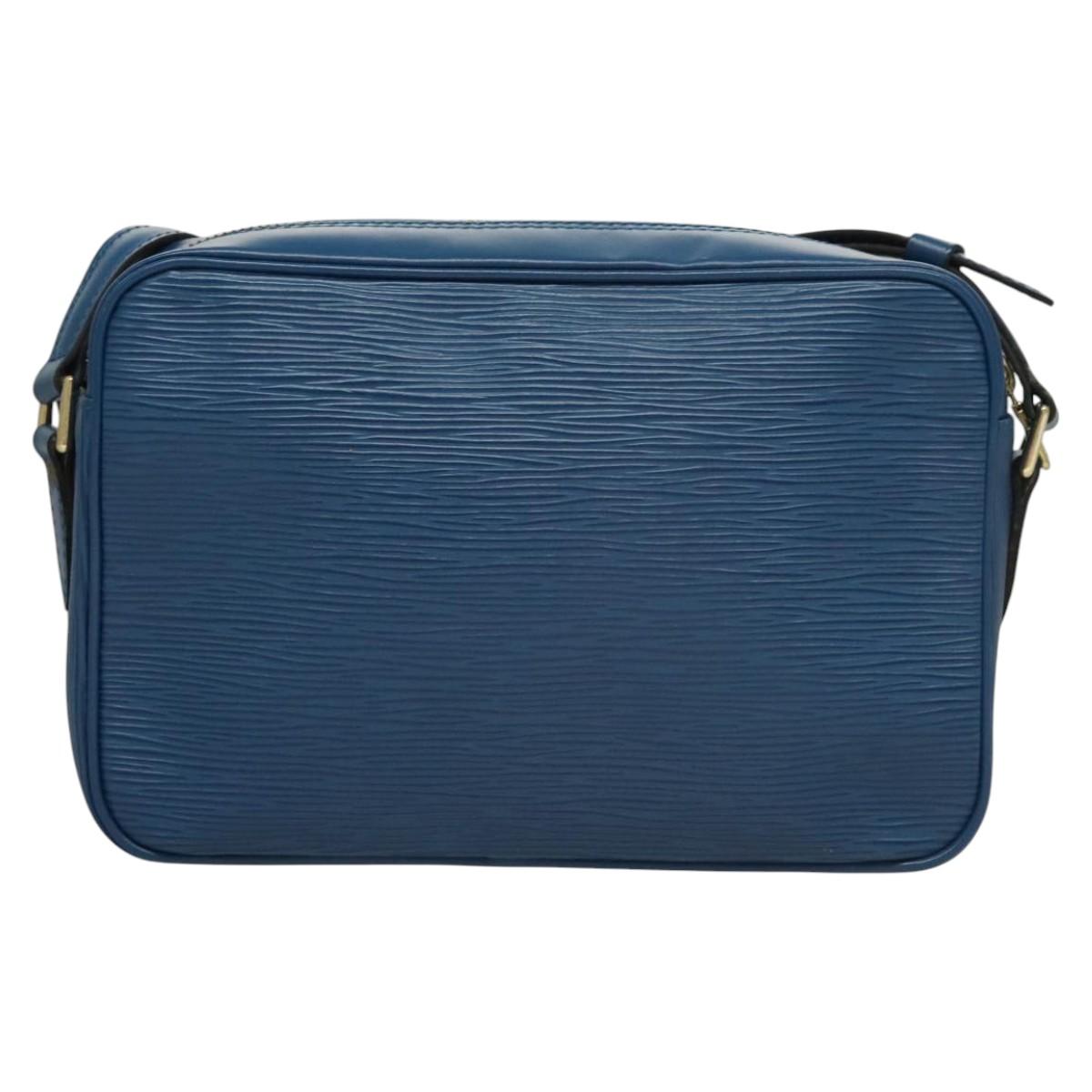 LOUIS VUITTON Epi Trocadero 23 Shoulder Bag Blue M52305 LV Auth ep8165