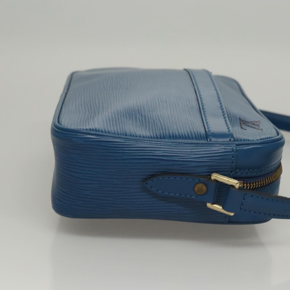 LOUIS VUITTON Epi Trocadero 23 Shoulder Bag Blue M52305 LV Auth ep8165