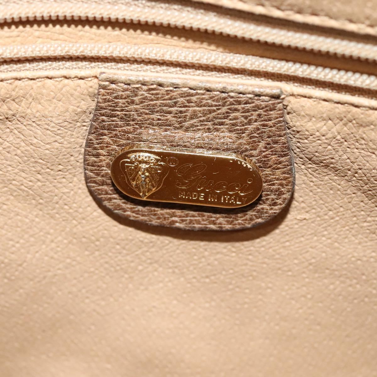 GUCCI GG Supreme Shoulder Bag PVC Beige 001 104 0558 Auth ep8184