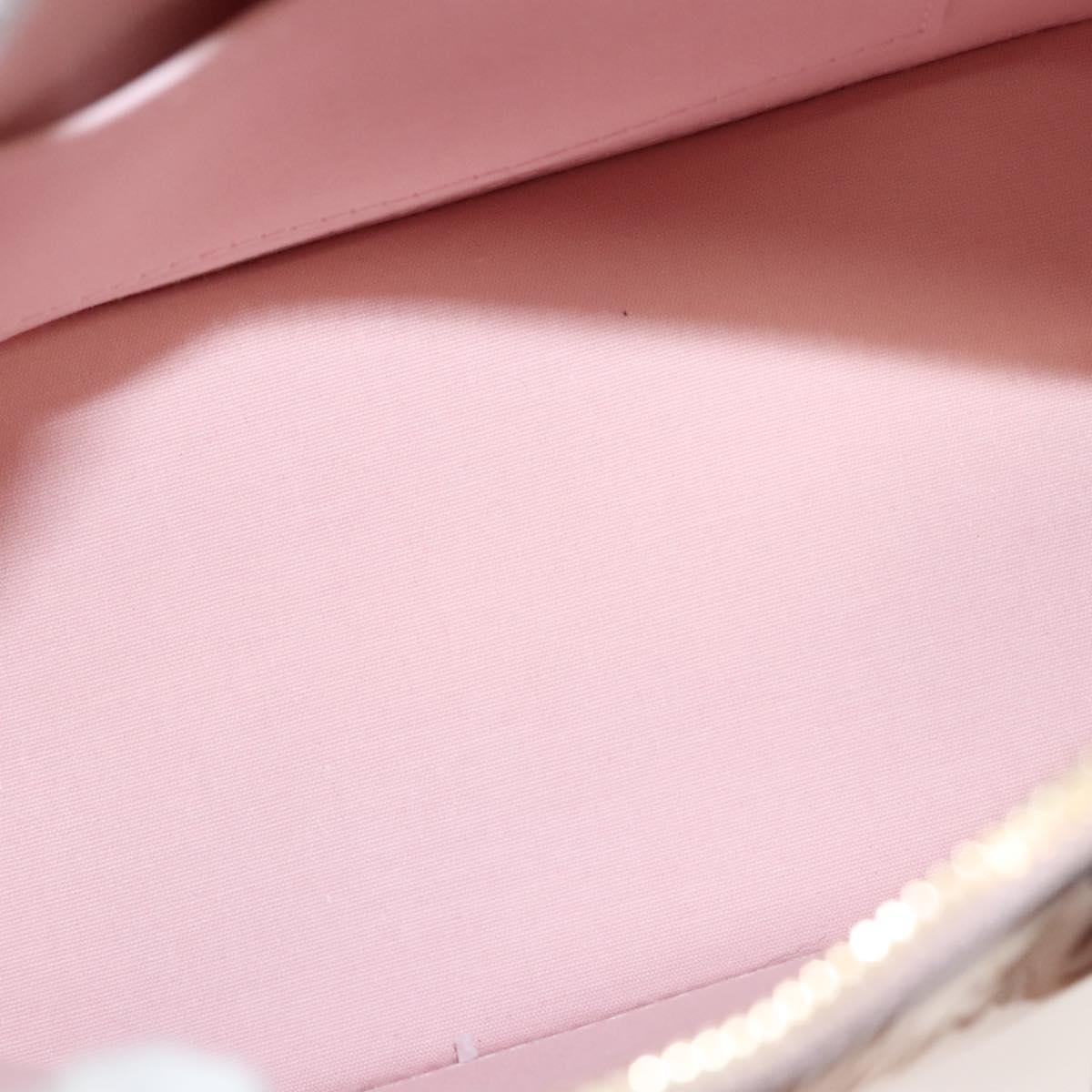 LOUIS VUITTON Vernis Alma BB Hand Bag 2way Pink Rose valerine M50415 Auth ep8196