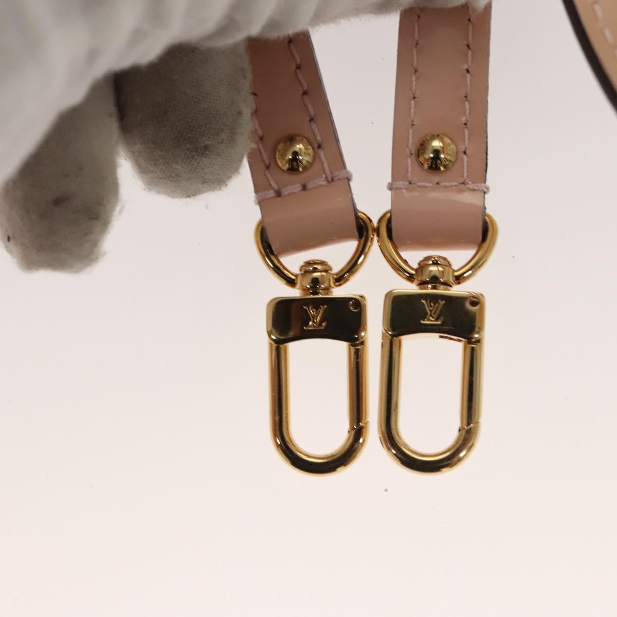 LOUIS VUITTON Vernis Alma BB Hand Bag 2way Pink Rose valerine M50415 Auth ep8196