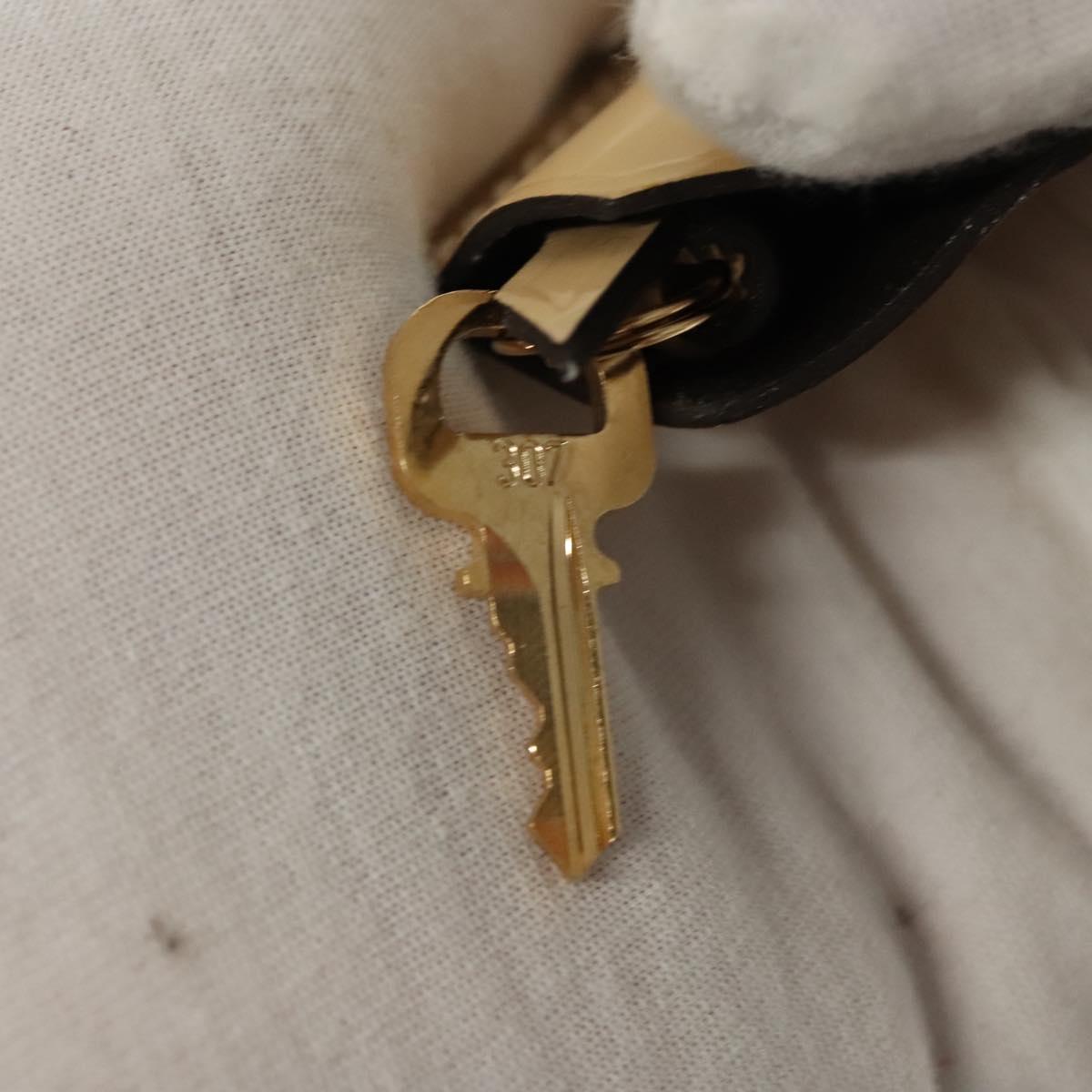 LOUIS VUITTON Monogram Vernis Santa Monica Hand Bag Dunne M50421 LV Auth ep8238