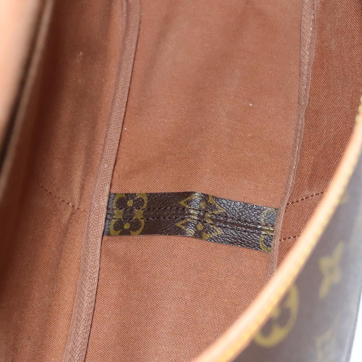 LOUIS VUITTON Monogram Saumur 35 Shoulder Bag M42254 LV Auth ep8253