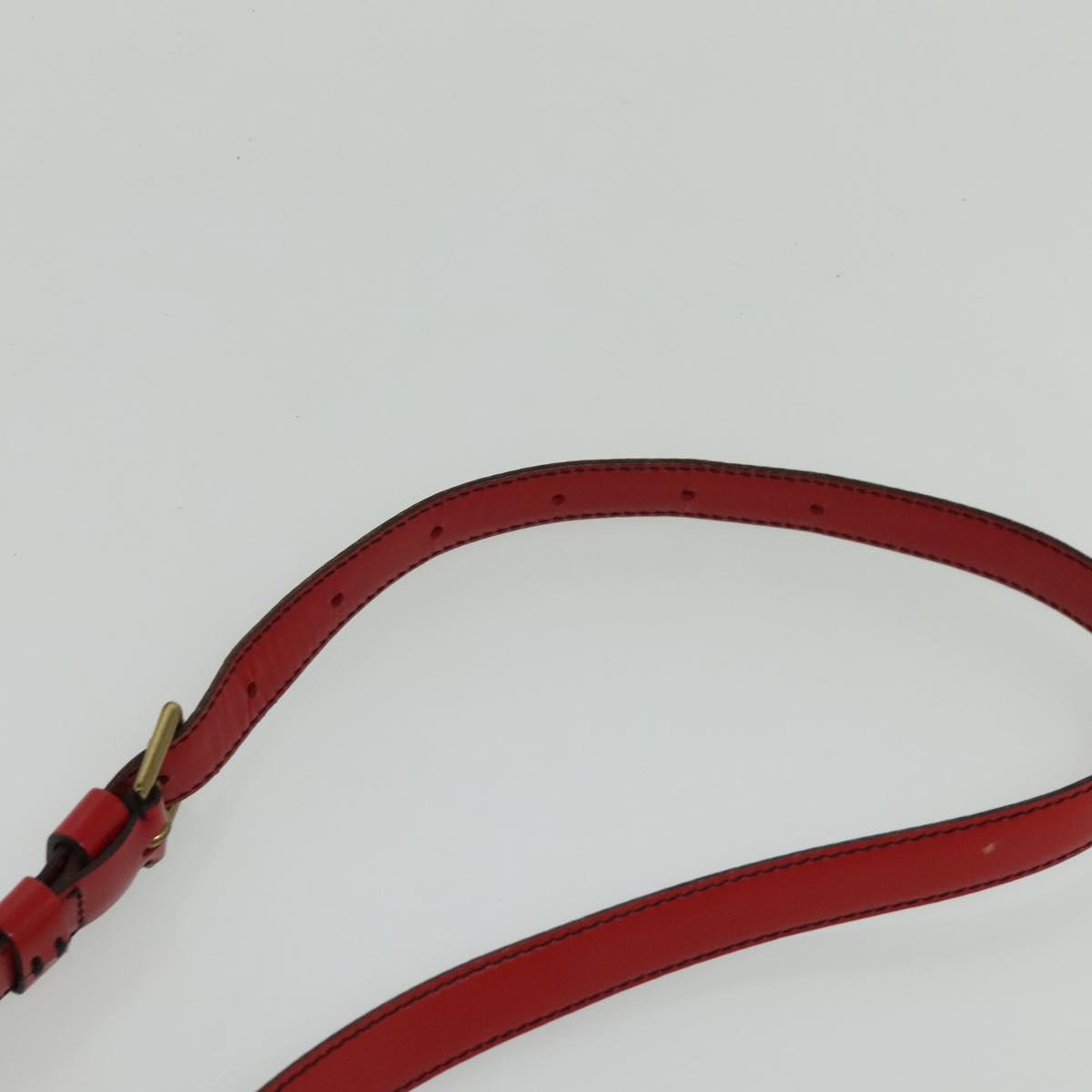 LOUIS VUITTON Epi Saint Cloud GM Shoulder Bag Red M52197 LV Auth ep8256