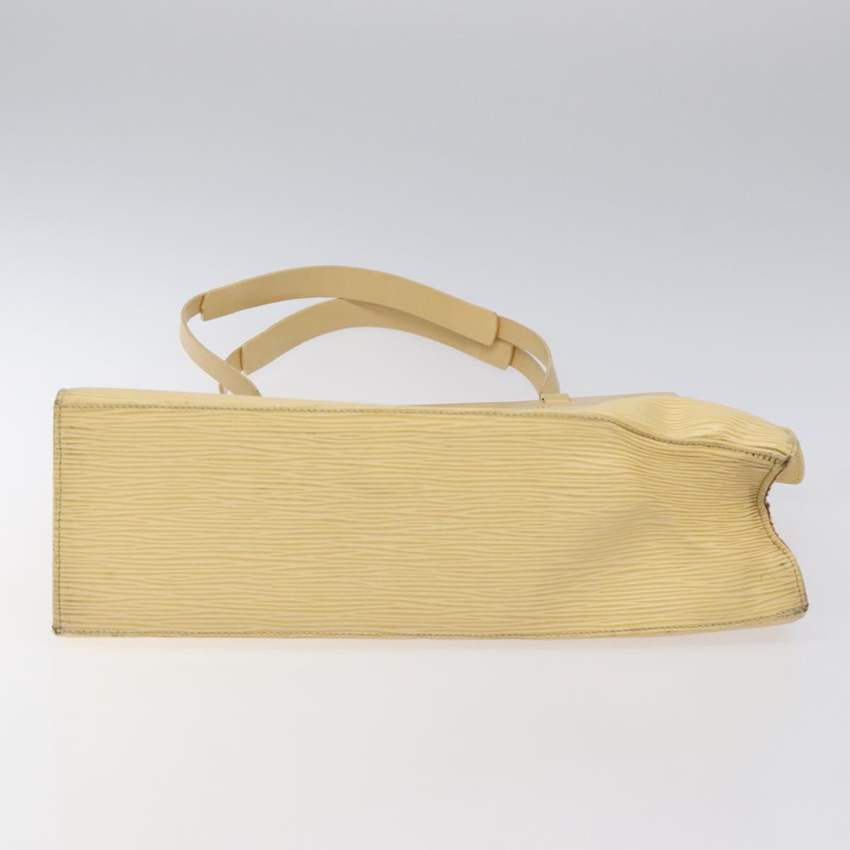 LOUIS VUITTON Epi Croisette PM Tote Bag Vanilla M5249A LV Auth ep8301