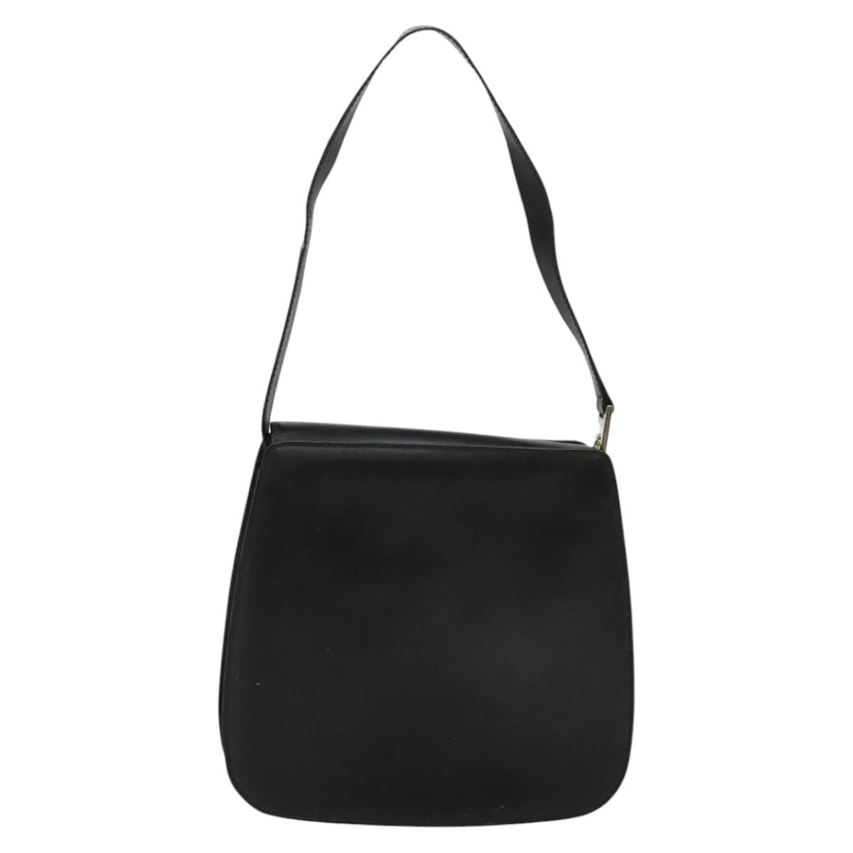 GUCCI Hand Bag Leather Black 001 2046 1719 Auth ep8304