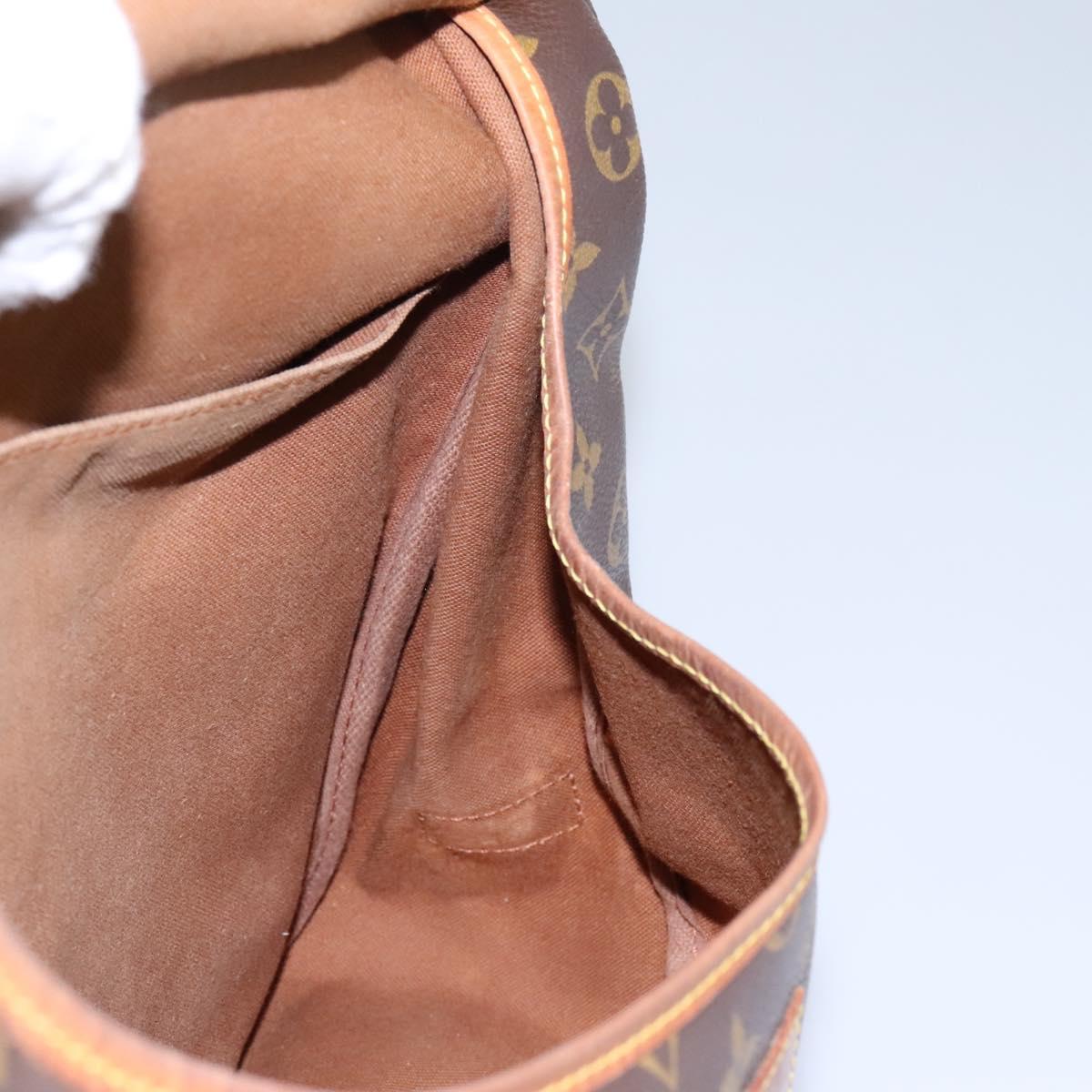 LOUIS VUITTON Monogram Saumur 35 Shoulder Bag M42254 LV Auth ep8310