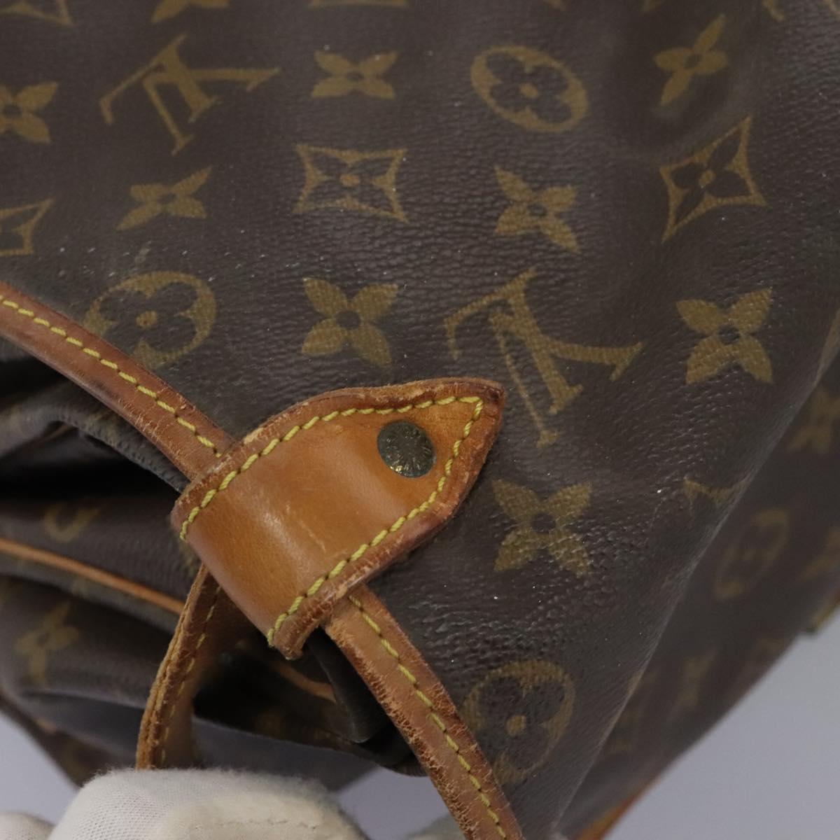 LOUIS VUITTON Monogram Saumur 35 Shoulder Bag M42254 LV Auth ep8310