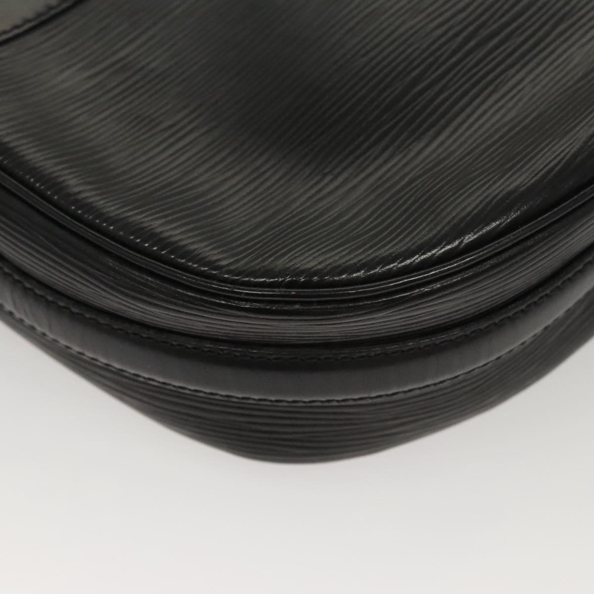 LOUIS VUITTON Epi Jeune Fille MM Shoulder Bag Black M52152 LV Auth ep8330