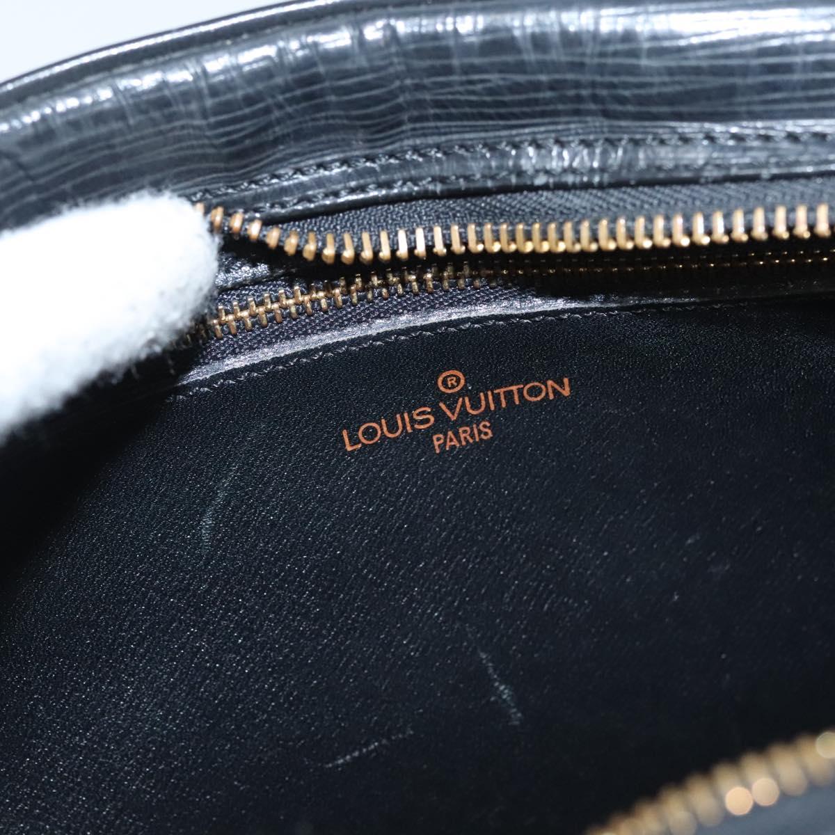 LOUIS VUITTON Epi Jeune Fille MM Shoulder Bag Black M52152 LV Auth ep8330