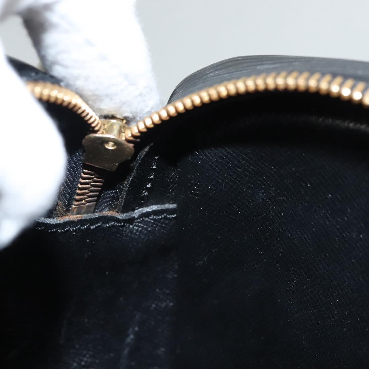 LOUIS VUITTON Epi Jeune Fille MM Shoulder Bag Black M52152 LV Auth ep8330