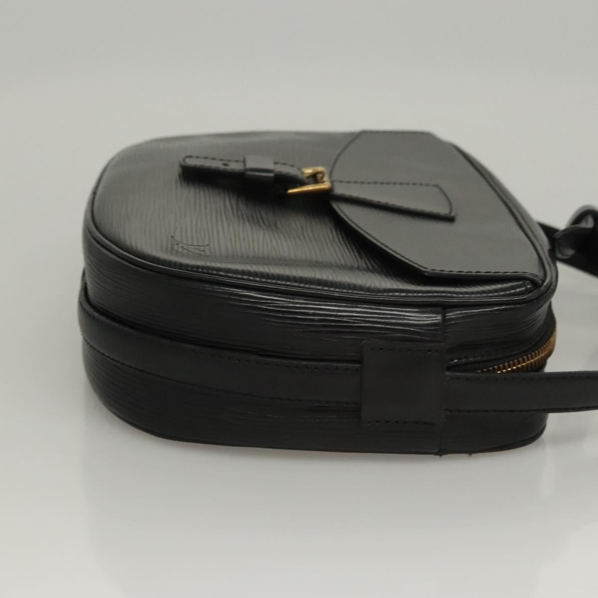 LOUIS VUITTON Epi Jeune Fille MM Shoulder Bag Black M52152 LV Auth ep8330