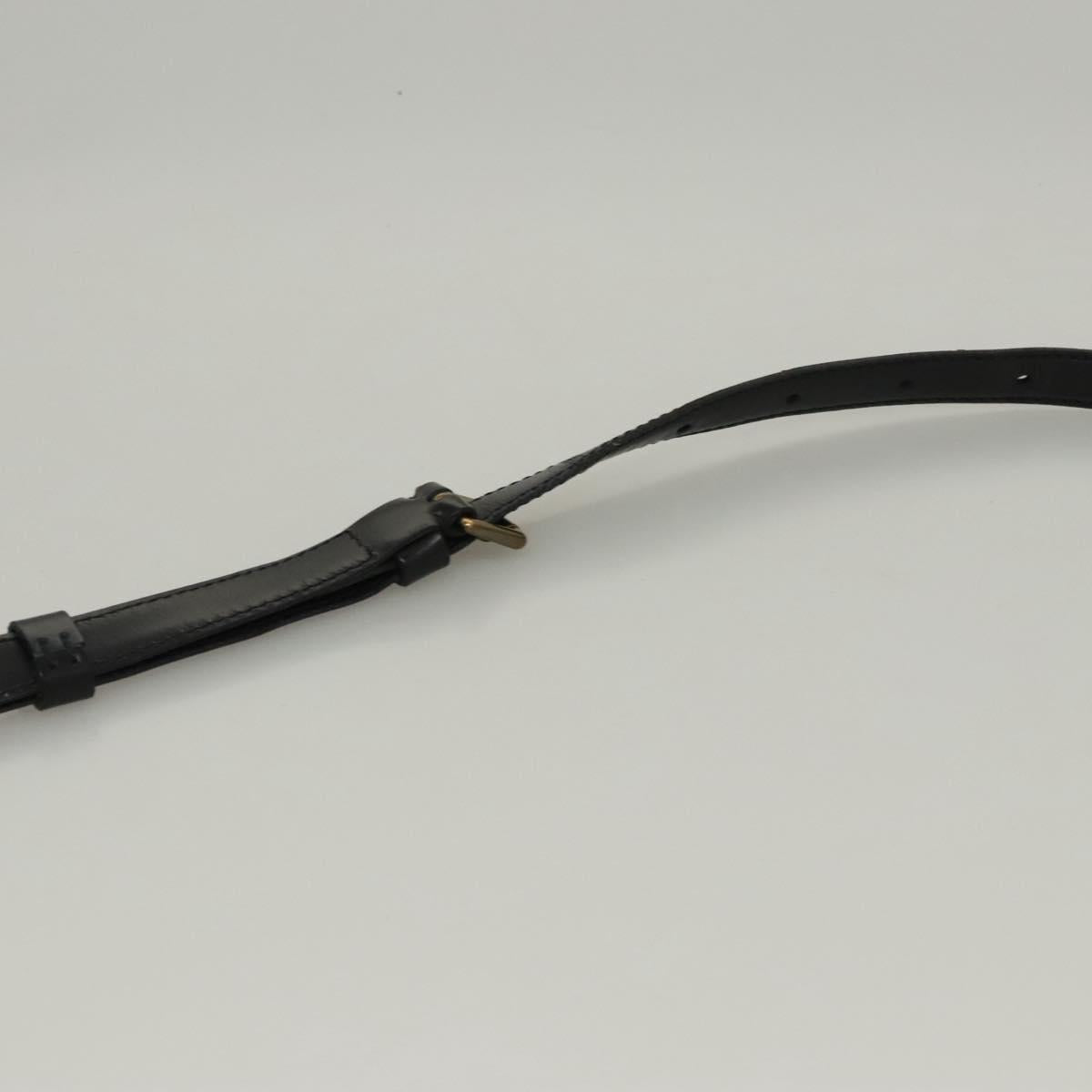 LOUIS VUITTON Epi Jeune Fille MM Shoulder Bag Black M52152 LV Auth ep8330