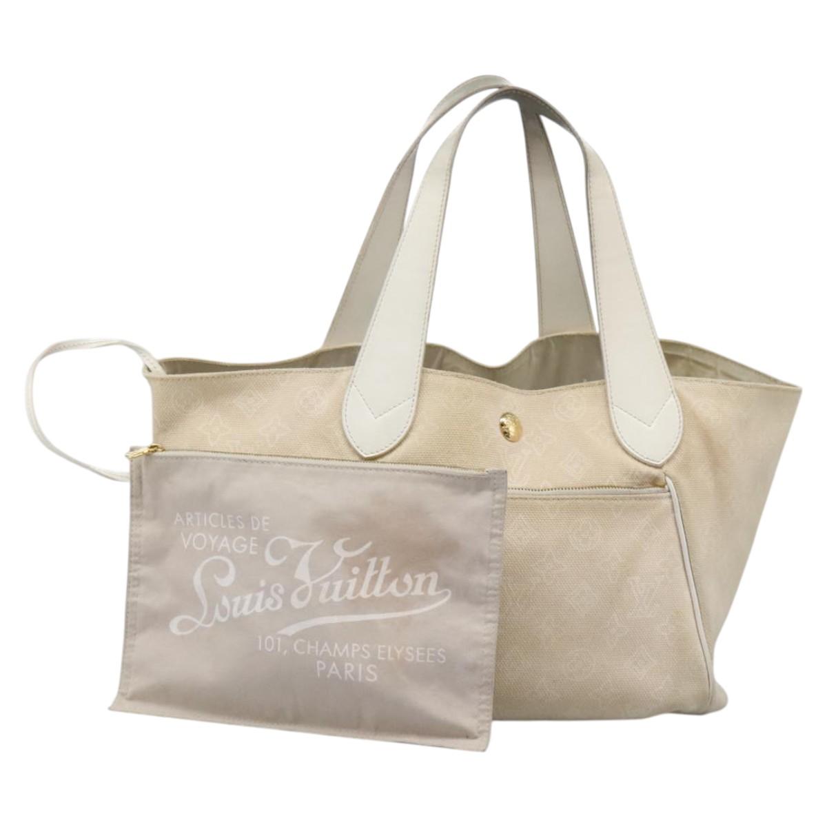 LOUIS VUITTON Monogram Beach Line Cabas Ipanema GM Tote Bag M95986 Auth ep8339