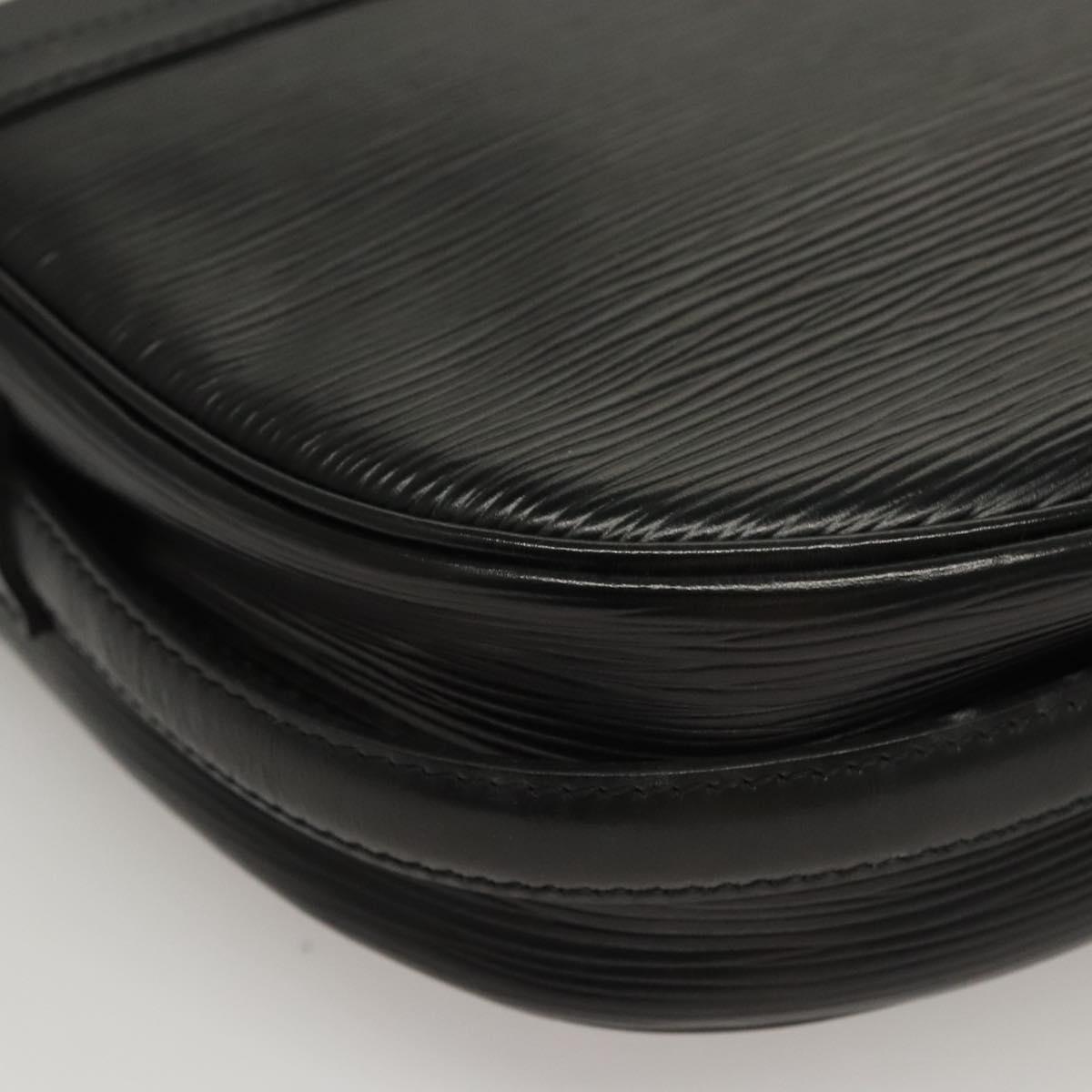 LOUIS VUITTON Epi Jeune Fille MM Shoulder Bag Black M52152 LV Auth ep8347