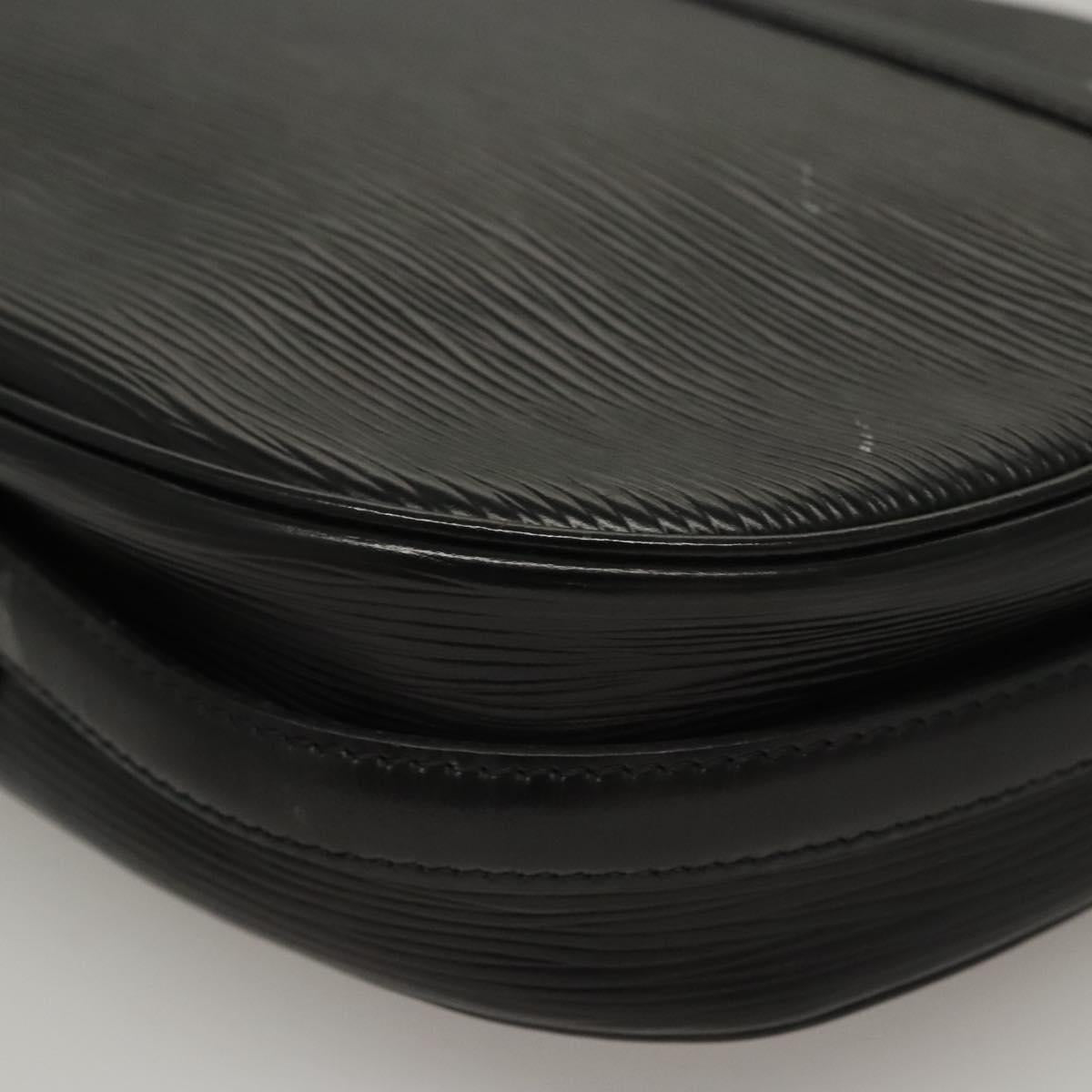 LOUIS VUITTON Epi Jeune Fille MM Shoulder Bag Black M52152 LV Auth ep8347