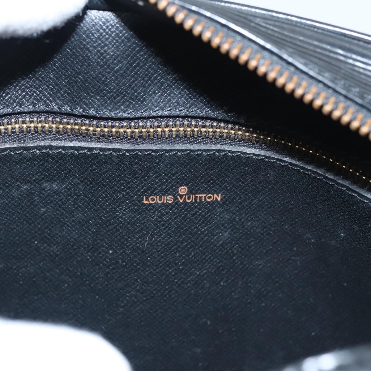 LOUIS VUITTON Epi Jeune Fille MM Shoulder Bag Black M52152 LV Auth ep8347