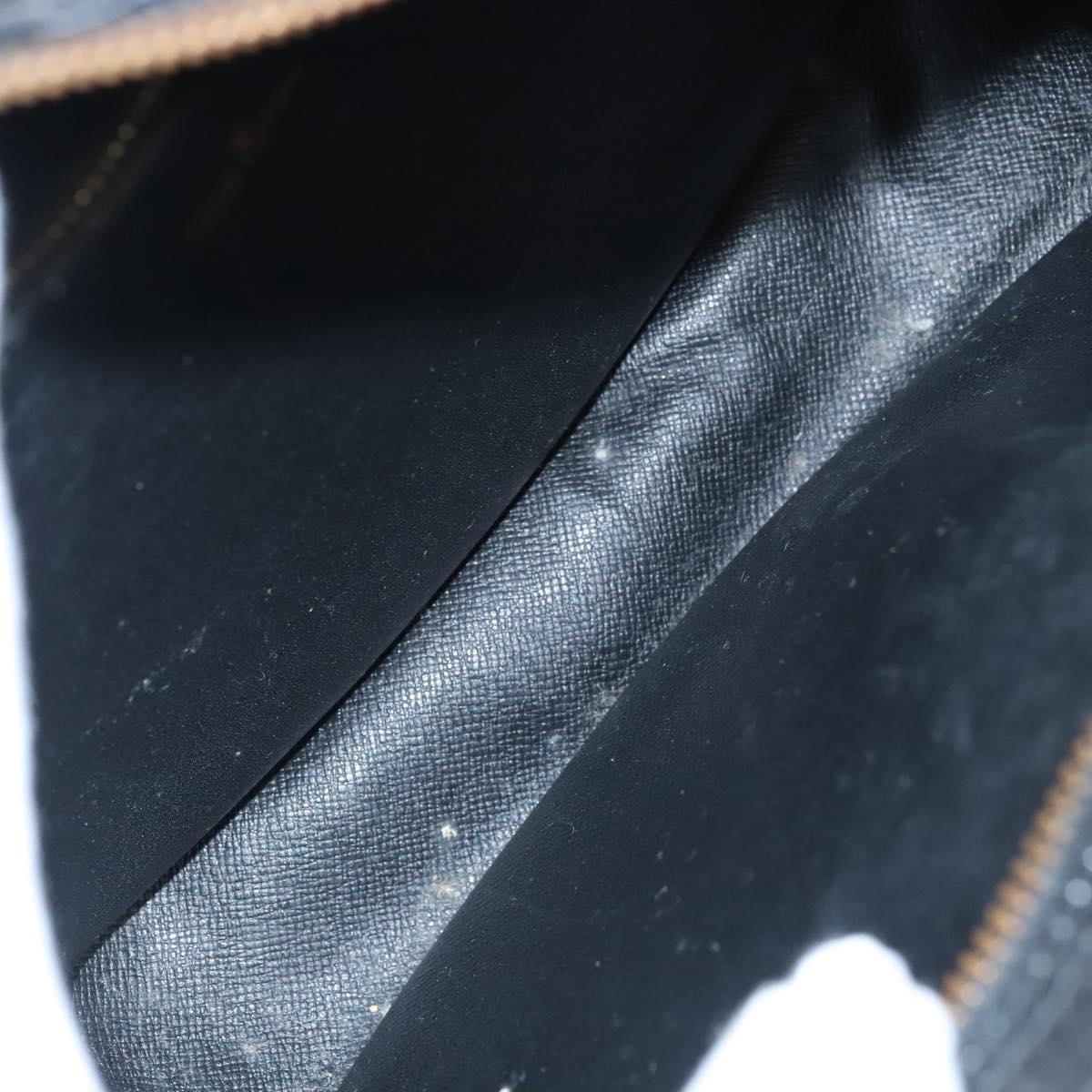 LOUIS VUITTON Epi Jeune Fille MM Shoulder Bag Black M52152 LV Auth ep8347