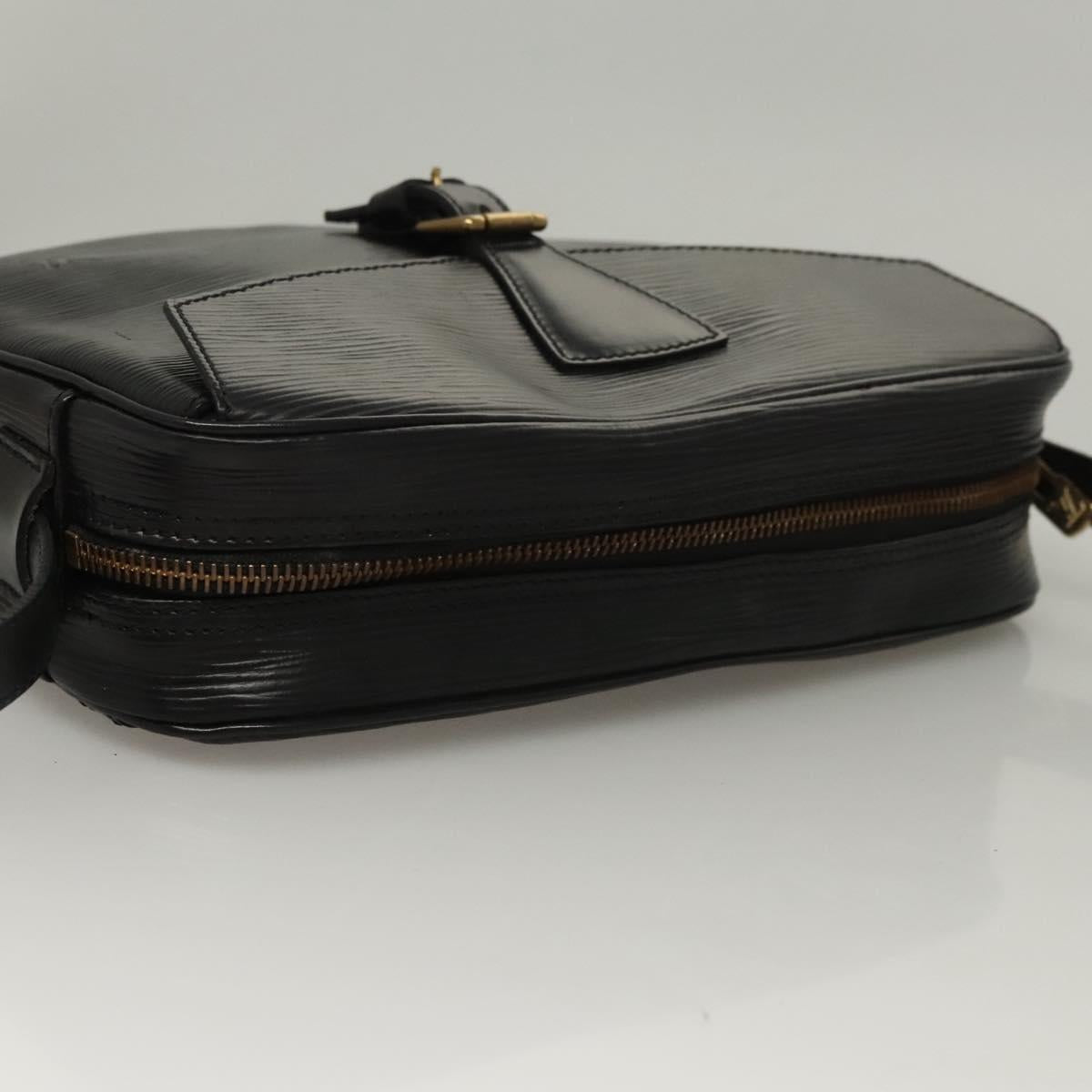 LOUIS VUITTON Epi Jeune Fille MM Shoulder Bag Black M52152 LV Auth ep8347