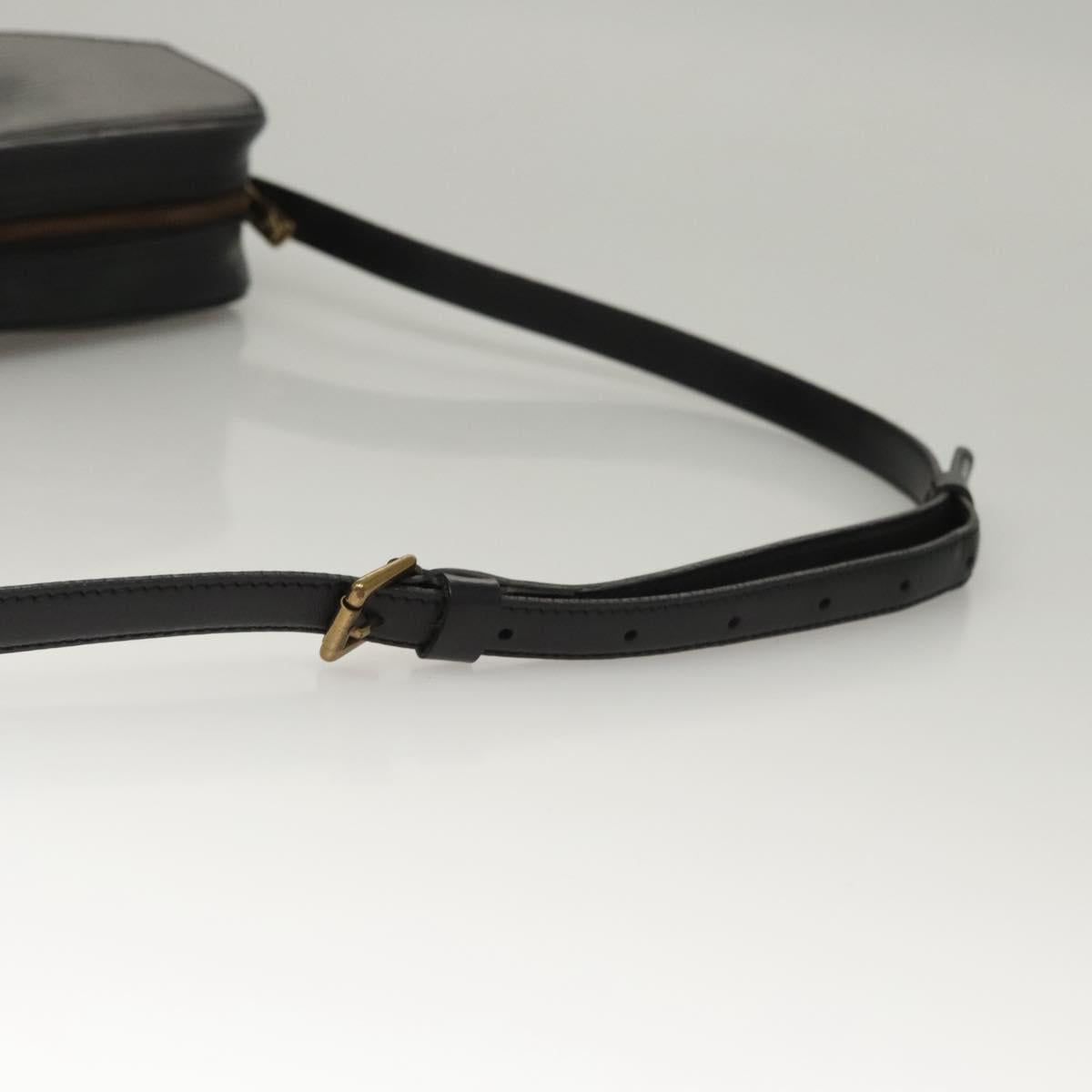 LOUIS VUITTON Epi Jeune Fille MM Shoulder Bag Black M52152 LV Auth ep8347