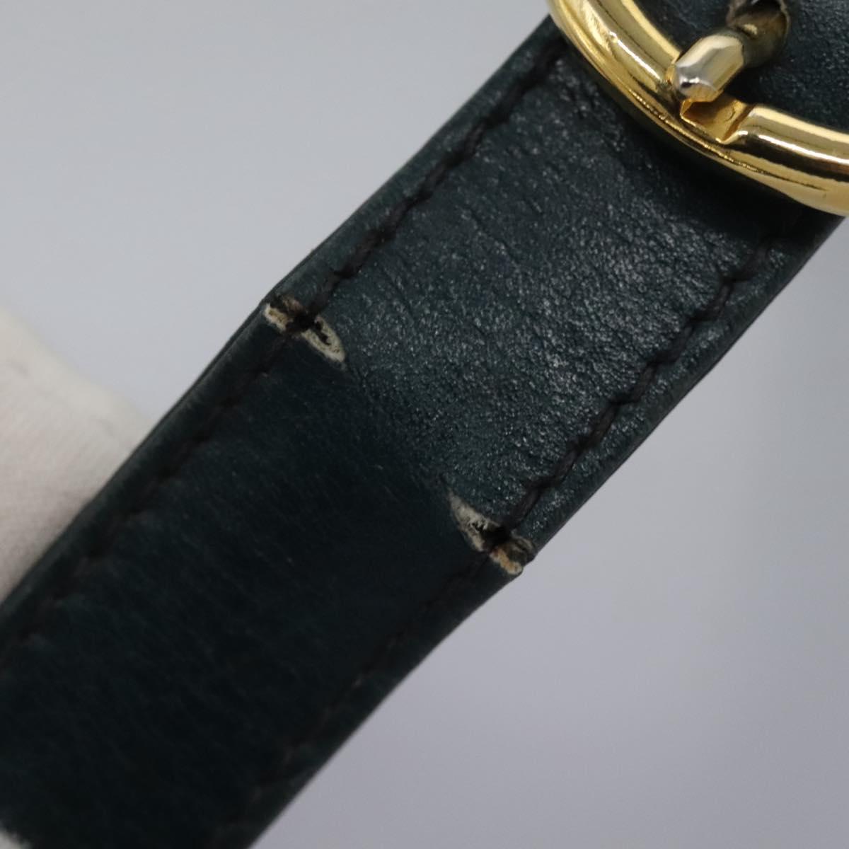 CELINE C Sulky Shoulder Bag PVC Navy Gold Auth ep8365