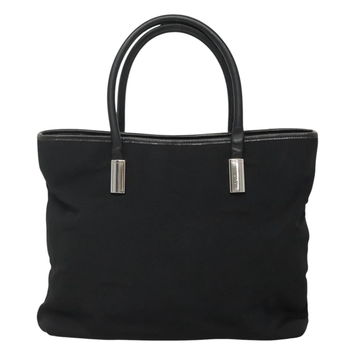 GUCCI Hand Bag Nylon Black 002 2123 0457 Auth ep8422