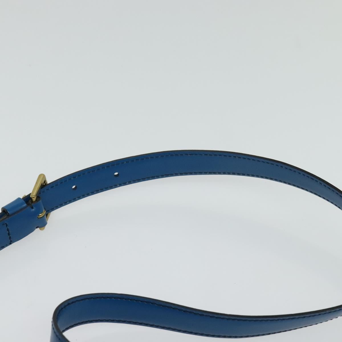 LOUIS VUITTON Epi Saint Cloud GM Shoulder Bag Toledo Blue M52195 LV Auth ep8466
