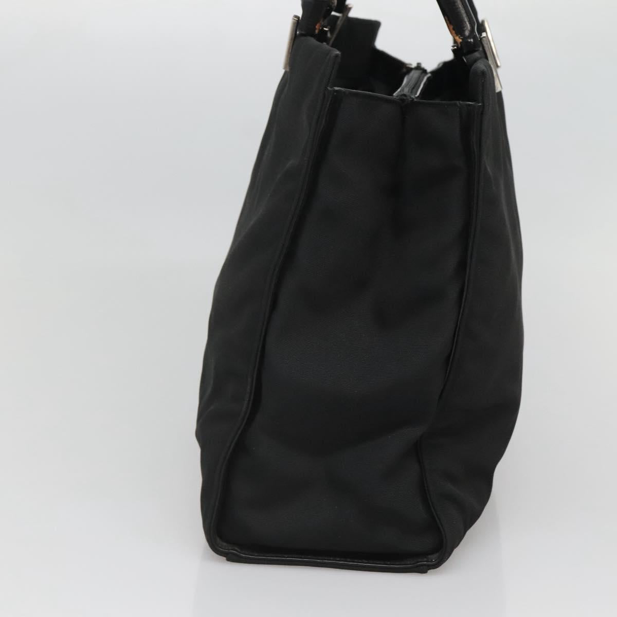 GUCCI Bamboo Hand Bag Nylon Black 002 1010 Auth ep8468