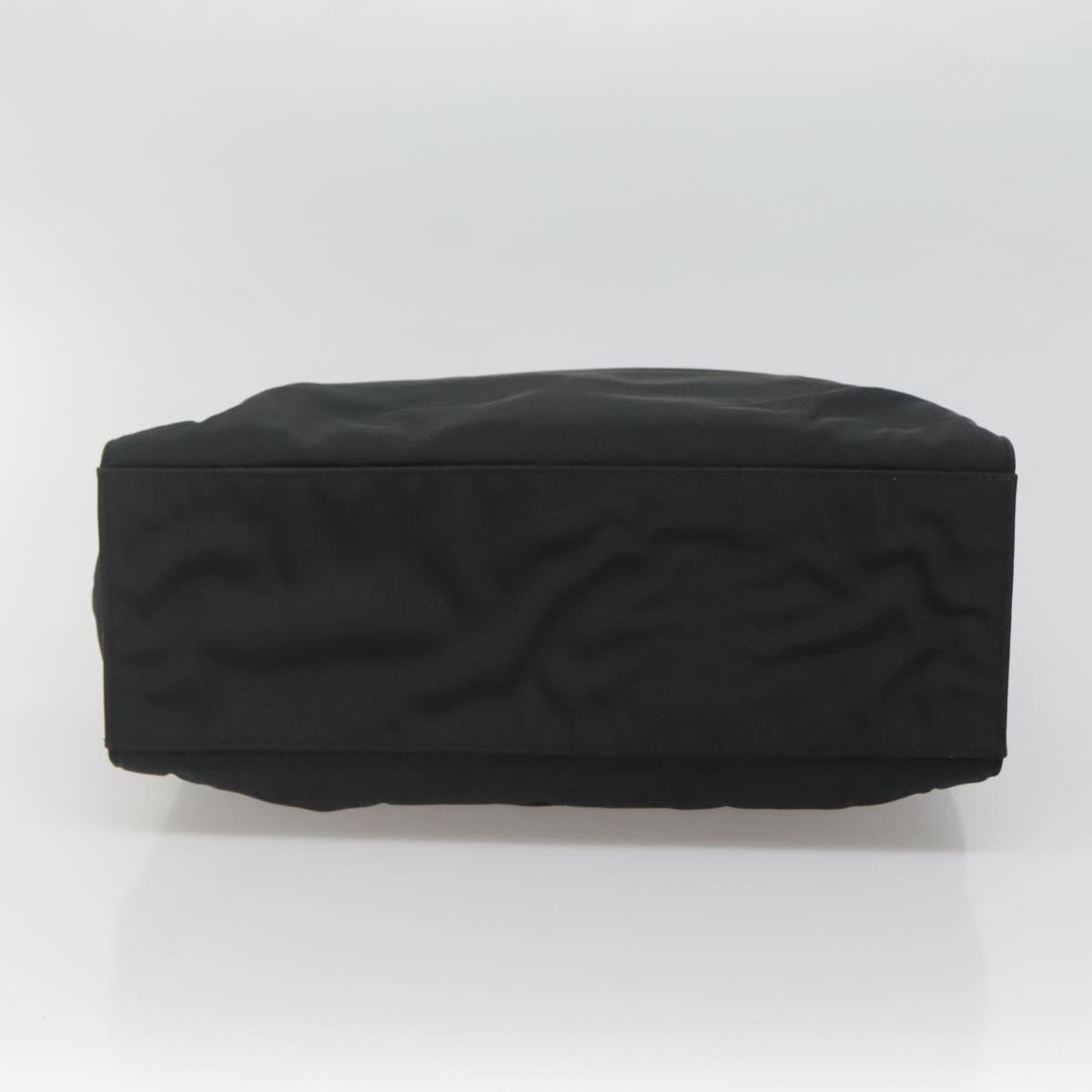 GUCCI Bamboo Hand Bag Nylon Black 002 1010 Auth ep8468