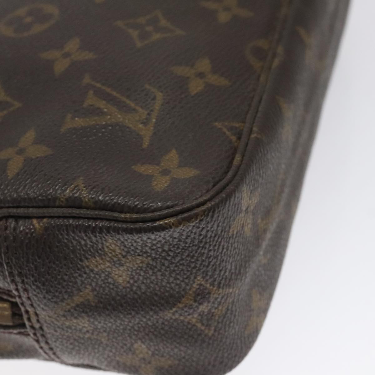 LOUIS VUITTON Monogram Trousse Toilette 23 Clutch Bag M47524 LV Auth ep8488