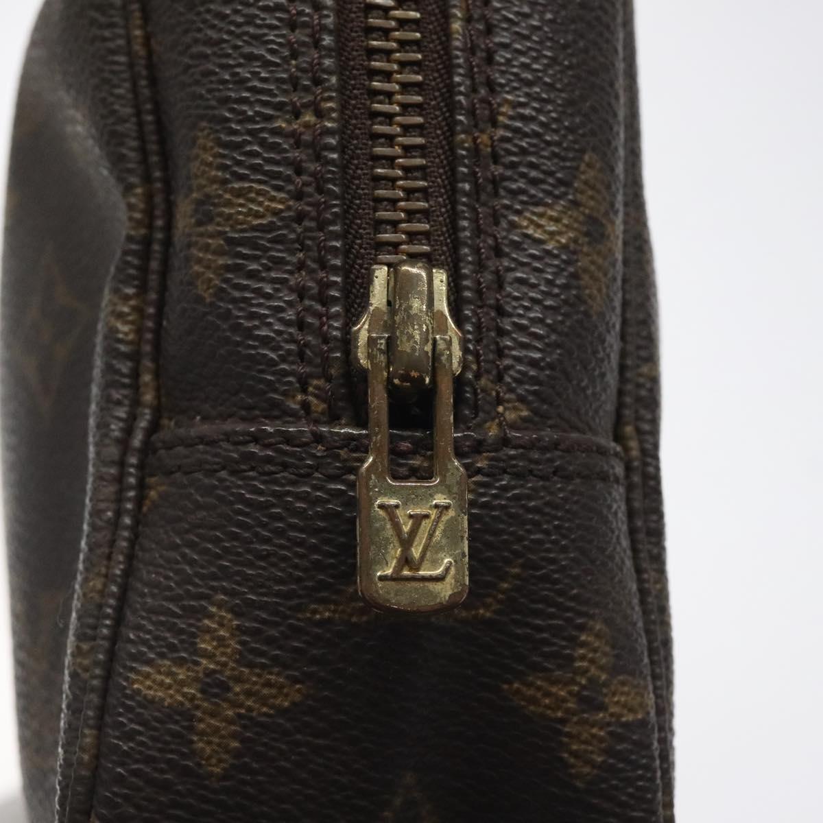 LOUIS VUITTON Monogram Trousse Toilette 23 Clutch Bag M47524 LV Auth ep8488