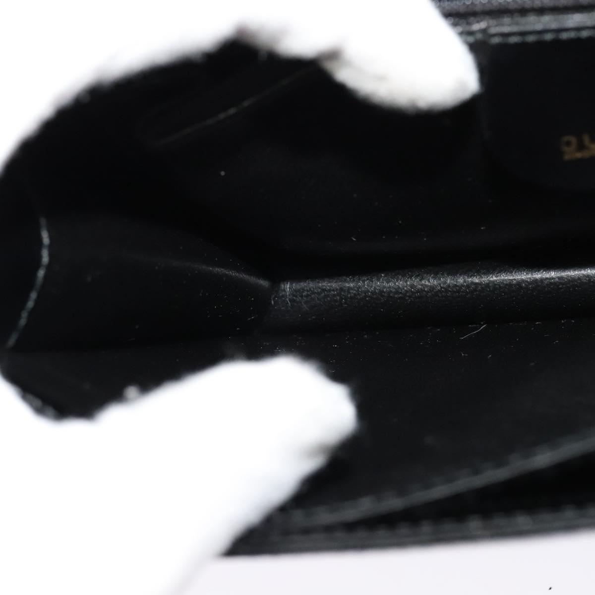 GUCCI Shoulder Bag Leather Black Gold 004 1781 0625 Auth ep8534