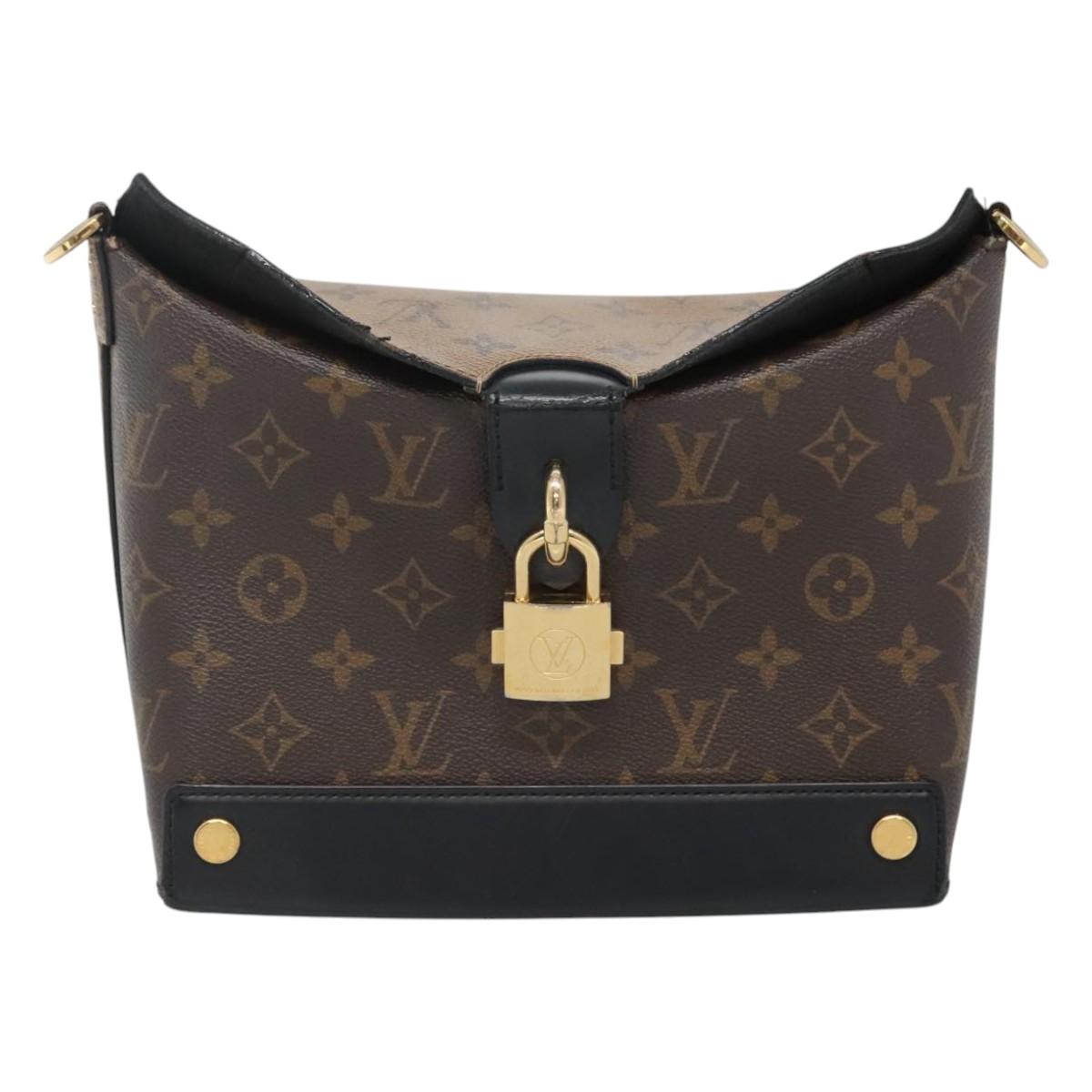 LOUIS VUITTON Monogram Reverse Bento Box PM Shoulder Bag M43518 LV Auth ep8677