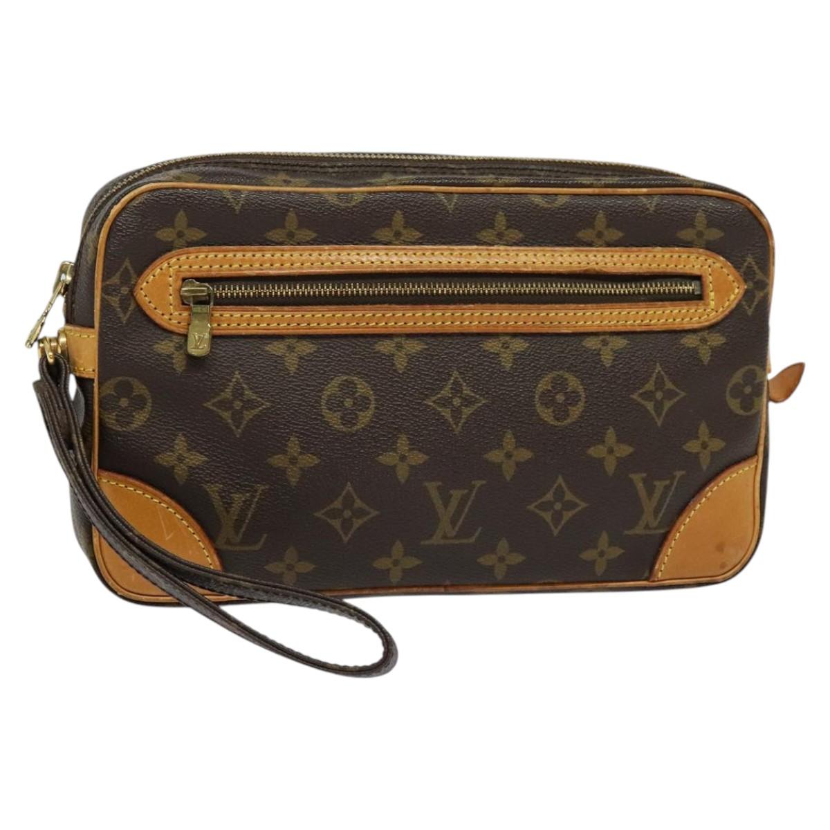 LOUIS VUITTON Monogram Marly Dragonne GM Clutch Bag M51825 LV Auth ep8690