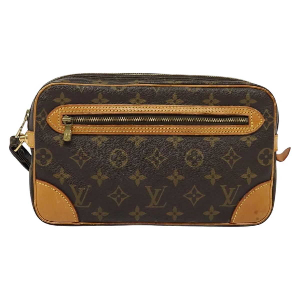 LOUIS VUITTON Monogram Marly Dragonne GM Clutch Bag M51825 LV Auth ep8690