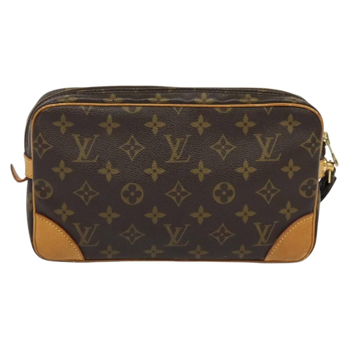 LOUIS VUITTON Monogram Marly Dragonne GM Clutch Bag M51825 LV Auth ep8690