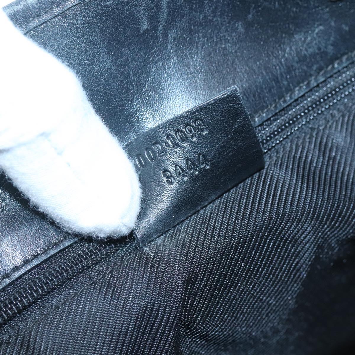 GUCCI GG Canvas Tote Bag Black Gold 002 1098 3444 Auth ep8698