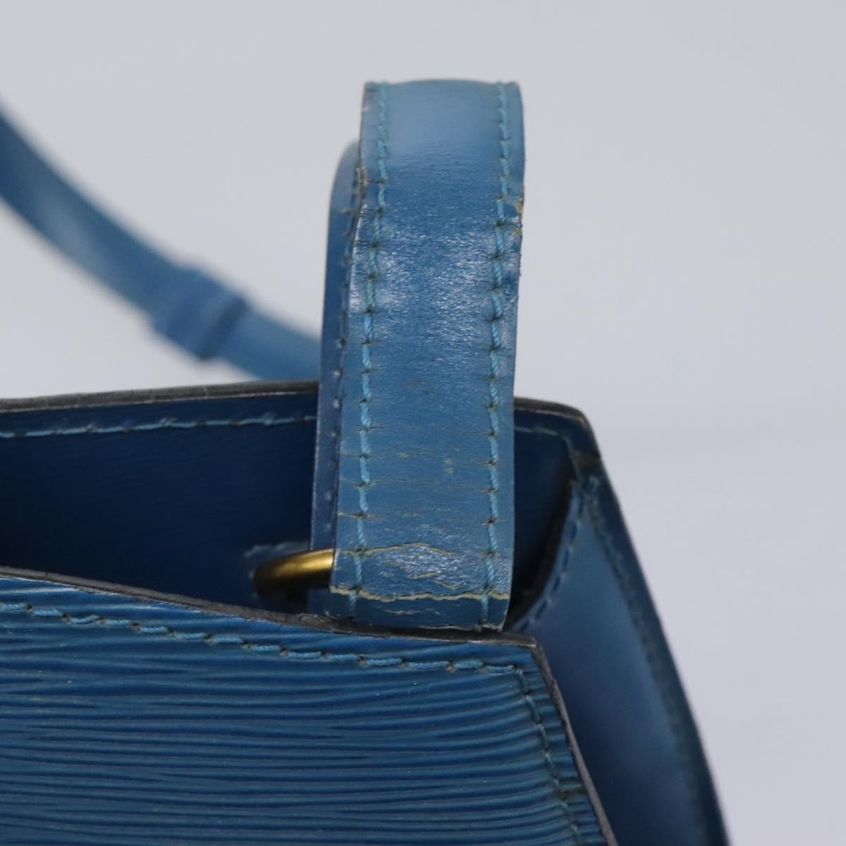 LOUIS VUITTON Epi Cluny Shoulder Bag Blue M52255 LV Auth ep8716