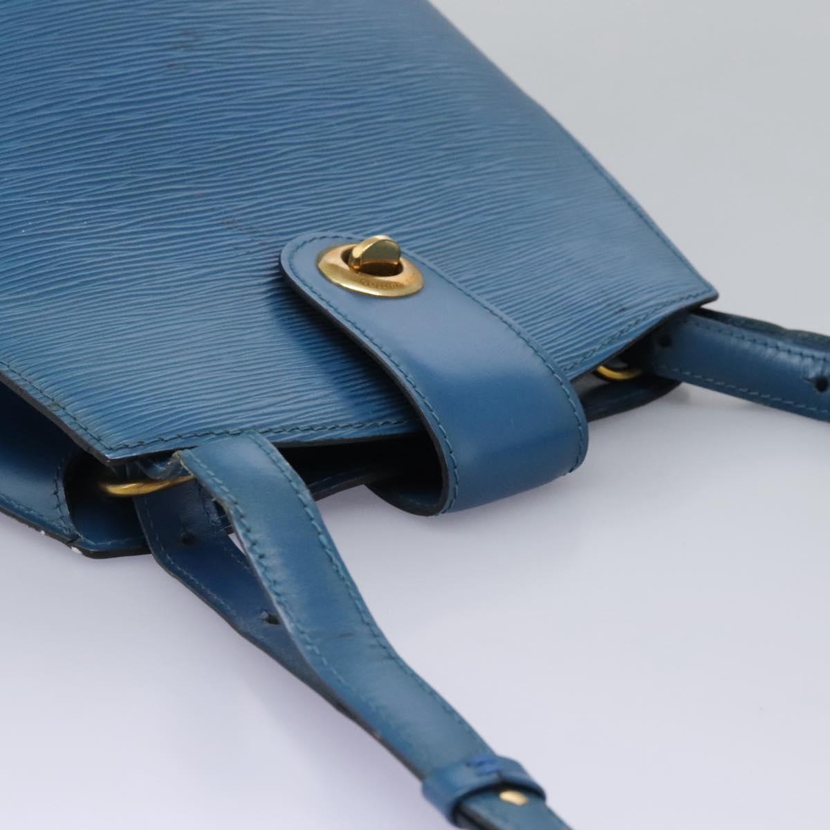 LOUIS VUITTON Epi Cluny Shoulder Bag Blue M52255 LV Auth ep8716
