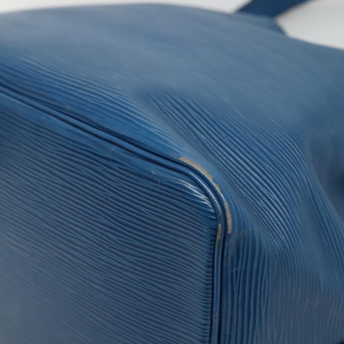 LOUIS VUITTON Epi Petit Noe Shoulder Bag Blue M44105 LV Auth ep8738