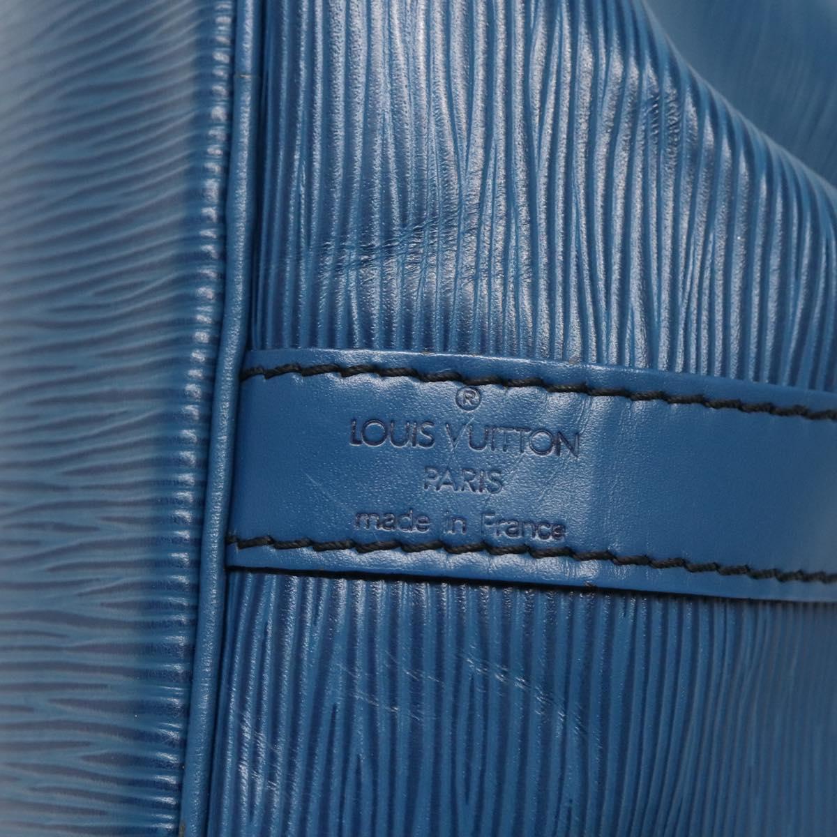 LOUIS VUITTON Epi Petit Noe Shoulder Bag Blue M44105 LV Auth ep8738