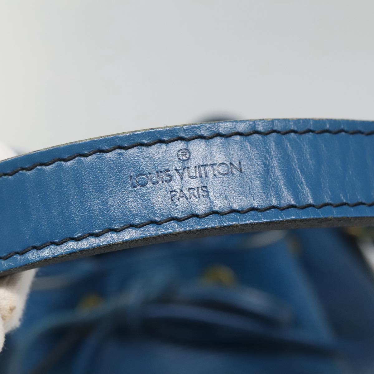 LOUIS VUITTON Epi Petit Noe Shoulder Bag Blue M44105 LV Auth ep8738