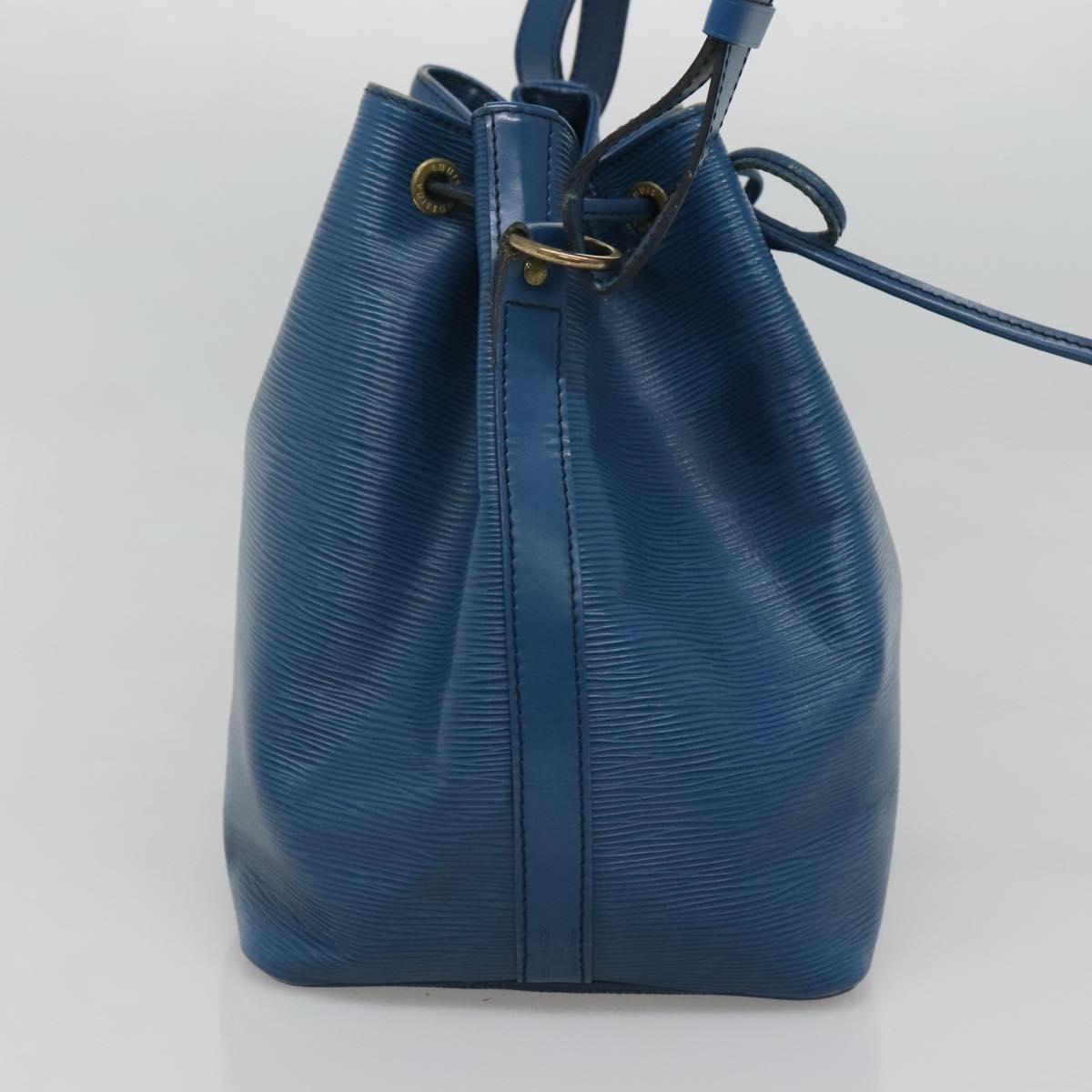 LOUIS VUITTON Epi Petit Noe Shoulder Bag Blue M44105 LV Auth ep8738