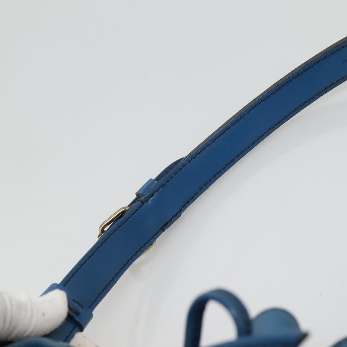 LOUIS VUITTON Epi Petit Noe Shoulder Bag Blue M44105 LV Auth ep8738