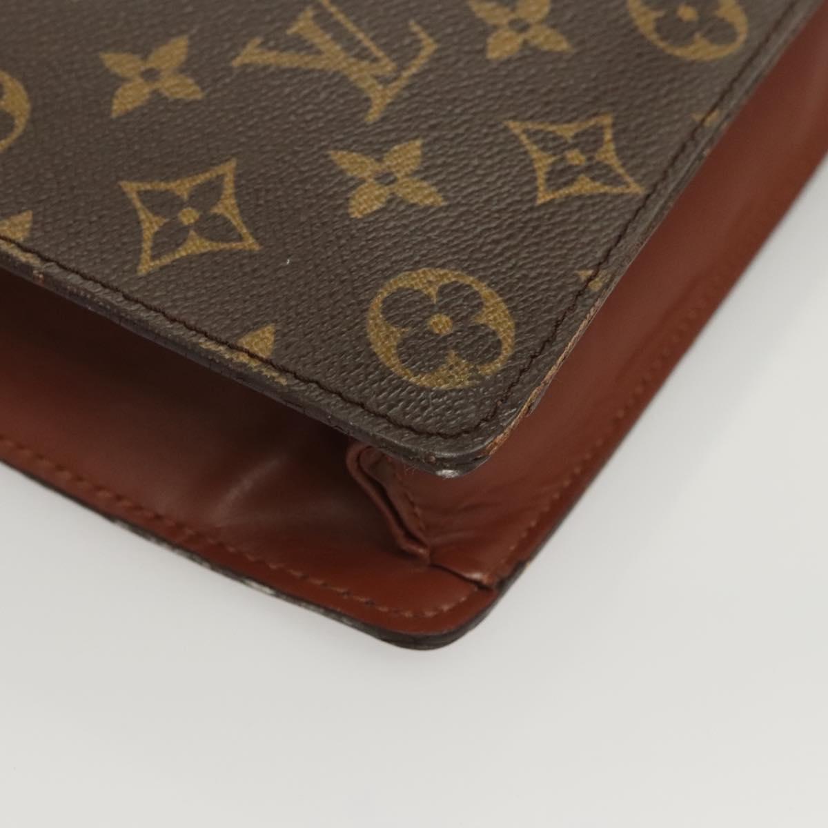 LOUIS VUITTON Monogram Porte Documents Bandouliere Bag M53338 Auth ep8745